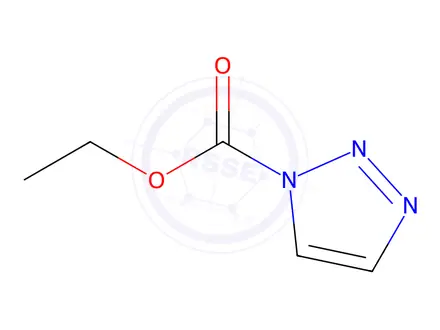 Chemical structure of 1H-1,2,3-Triazole-1-carboxylicacid,ethylester(9CI)