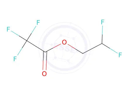 Chemical structure of 2,2-Difluoroethyl 2,2,2-trifluoroacetate