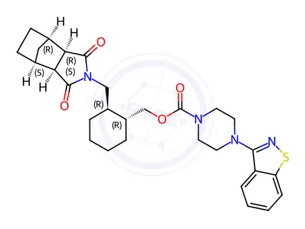 Chemical structure of Lurasidone Impurity 136