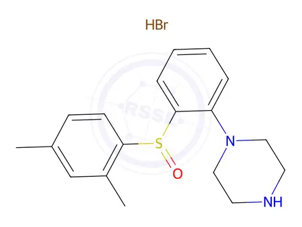 Chemical structure of Vortioxetine Impurity 25(Trihydrobromide)