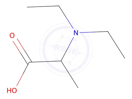 Chemical structure of N,N-Diethylalanine