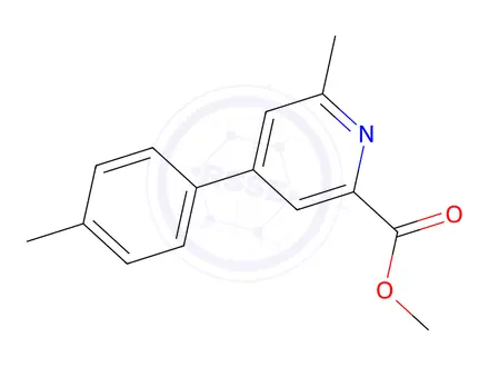 Chemical structure of Methyl 6-methyl-4-(p-tolyl)picolinate