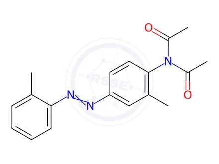 Chemical structure of N,N-Diacetyl-O-aminoazotoluene