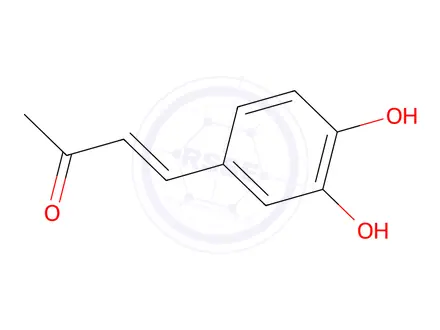 Chemical structure of 3,4-Dihydroxybenzalacetone