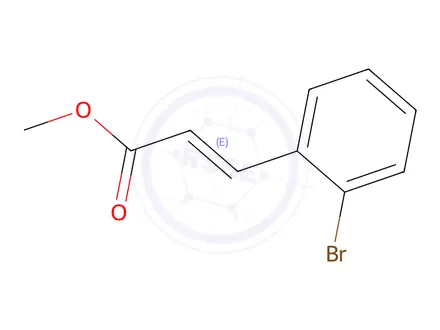 Chemical structure of Methyl (2E)-3-(2-bromophenyl)prop-2-enoate