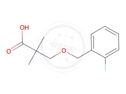 Chemical structure of 3-((2-Fluorobenzyl)oxy)-2,2-dimethylpropanoic acid