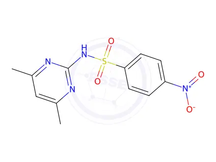 Chemical structure of N-(4,6-Dimethylpyrimidin-2-yl)-4-nitrobenzenesulfonamide
