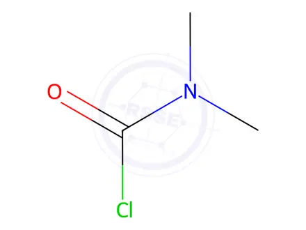 Chemical structure of Dimethylcarbamoyl chloride