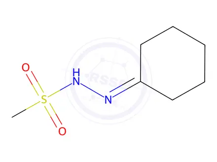 Chemical structure of N'-cyclohexylidenemethanesulfonohydrazide
