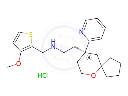 Chemical structure of Oliceridine Hydrochloride