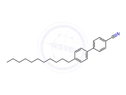 Chemical structure of 4-Cyano-4'-undecylbiphenyl
