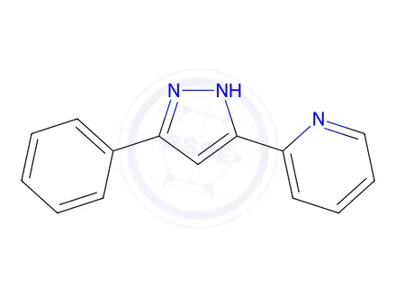 Chemical structure of 2-(3-Phenyl-1H-pyrazol-5-yl)pyridine
