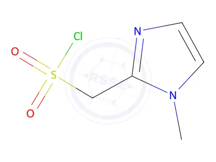 Chemical structure of (1-Methyl-1h-imidazol-2-yl)methanesulfonyl chloride