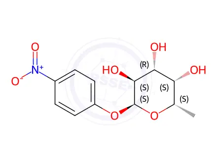 Chemical structure of p-Nitrophenyl Alpha-L-Fucopyranoside