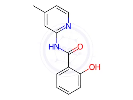 Chemical structure of 2-hydroxy-N-(4-methylpyridin-2-yl)benzamide