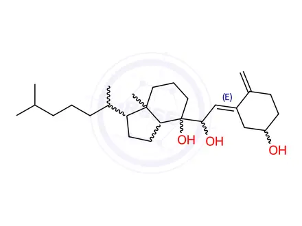 Chemical structure of 7,8-dihydroxy-7,8-dihydrovitamin D3