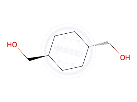 Chemical structure of trans-1,4-Cyclohexanedimethanol