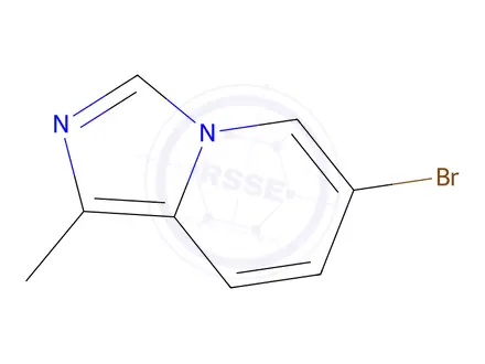 Chemical structure of 6-bromo-1-methylimidazo[1,5-a]pyridine