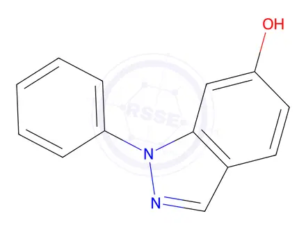 Chemical structure of 1-Phenyl-1H-indazol-6-ol