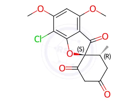 Chemical structure of Griseofulvic Acid