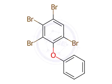Chemical structure of 2,3,4,6-Tetrabromodiphenyl Ether