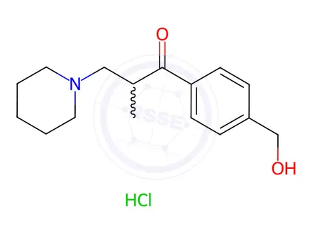 Chemical structure of Hydroxymethyl Tolperisone Hydrochloride