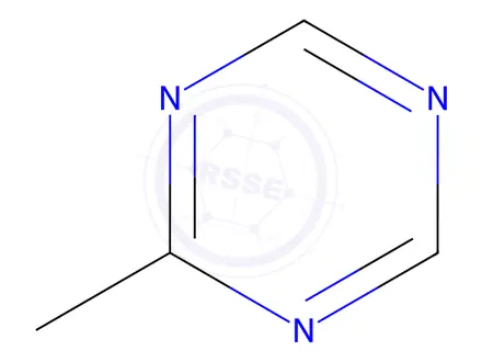 Chemical structure of 2-methyl-1,3,5-triazine