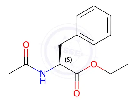 Chemical structure of Acetyl-L-phenylalanine Ethyl Ester