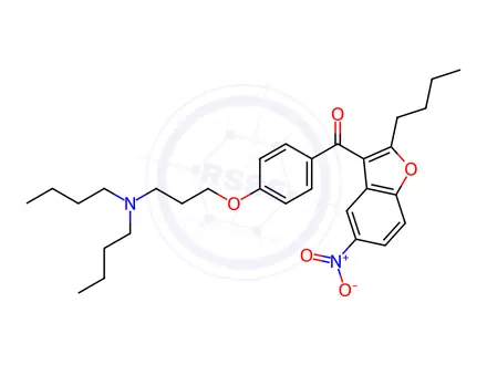 Chemical structure of Dronedarone Impurity 3