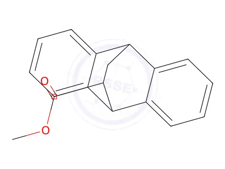 Chemical structure of Methyl 9,10-dihydro-9,10-ethanoanthracene-11-carboxylate