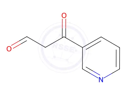 Chemical structure of 3-Oxo-3-(pyridin-3-yl)propanal