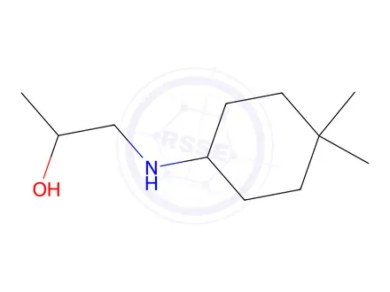 Chemical structure of 1-((4,4-Dimethylcyclohexyl)amino)propan-2-ol