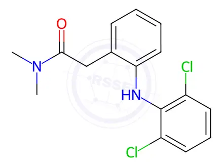 Chemical structure of Diclofenac Sodium Impurity 122