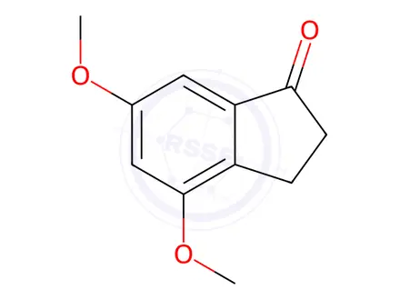 Chemical structure of 4,6-Dimethoxy-2,3-dihydroinden-1-one