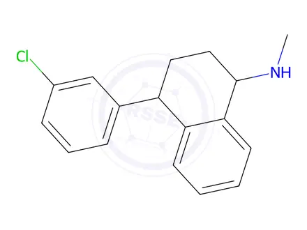 Chemical structure of Sertraline Impurity 45