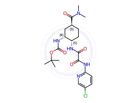 Chemical structure of Edoxaban Impurity 4