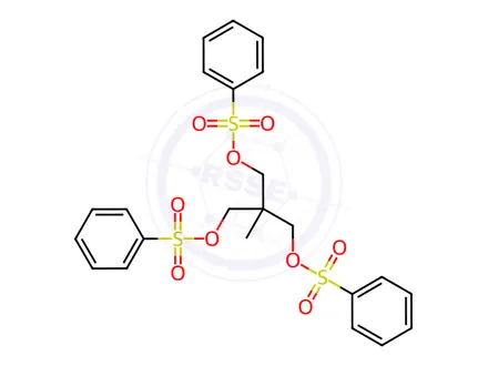 Chemical structure of 1,1,1-tris(benzenesulfonyloxy)ethane