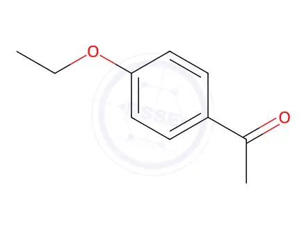 Chemical structure of 4-Ethoxyacetophenone