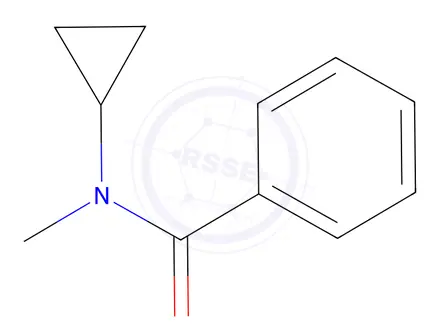 Chemical structure of Benzamide, N-cyclopropyl-N-methyl-