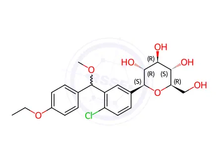 Chemical structure of Dapagliflozin Impurity 360