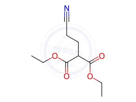 Chemical structure of Diethyl 2-(2-cyanoethyl)malonate