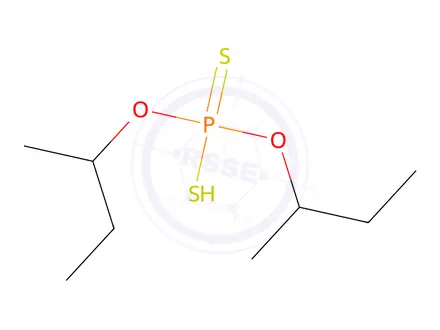 Chemical structure of ZINC,DI(BUTAN-2-YLOXY)-SULFANYL-SULFANYLIDENE-$L^{5}-PHOSPHANE