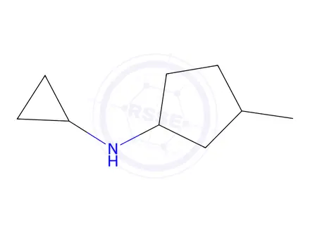Chemical structure of n-Cyclopropyl-3-methylcyclopentan-1-amine
