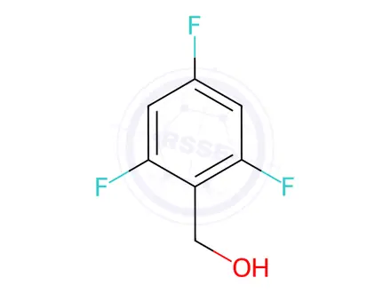 Chemical structure of 2,4,6-Trifluorophenyl methanol