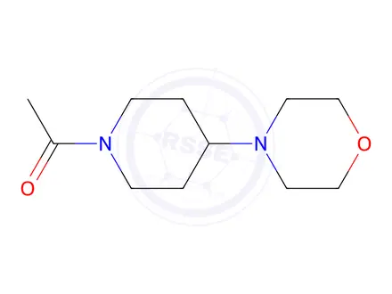 Chemical structure of 1-[4-(Morpholin-4-yl)piperidin-1-yl]ethan-1-one