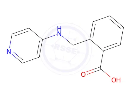 Chemical structure of 2-((Pyridin-4-ylamino)methyl)benzoic acid