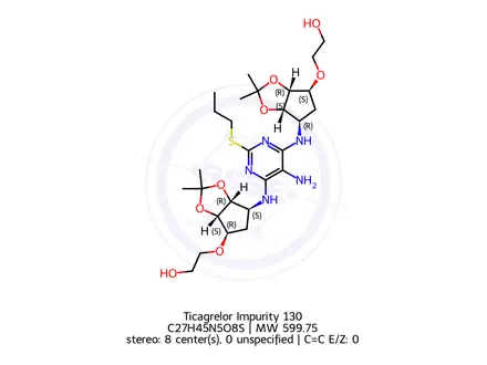 Chemical structure of Ticagrelor Impurity 56