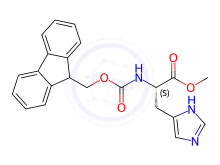 Chemical structure of Fmoc-His-OMe