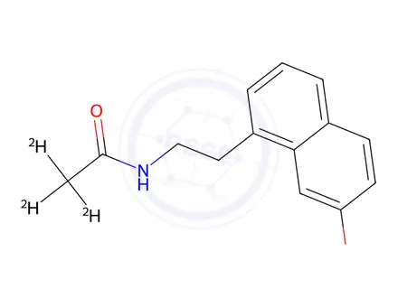 Chemical structure of Agomelatine-D3