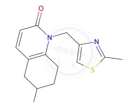 Chemical structure of 6-Amino-1-((2-methylthiazol-4-yl)methyl)-5,6,7,8-tetrahydroquinolin-2(1H)-one